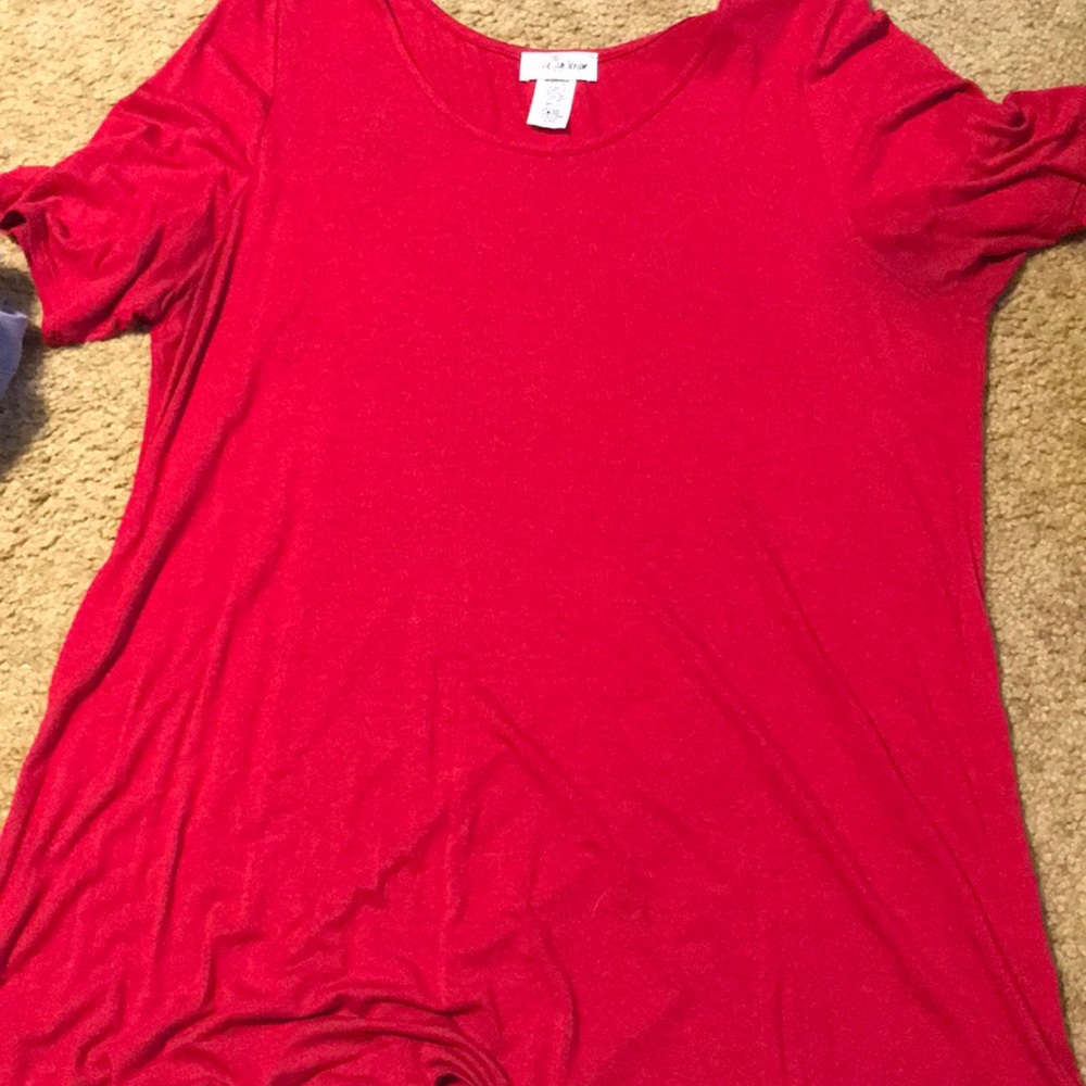 Red tunic from ZigZag Stripe boutique